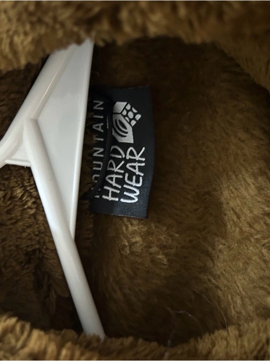 Mountain Hardware Men’s Polartec High Loft Fleece Jacket Full Zip Brown Medium - Picture 2 of 5